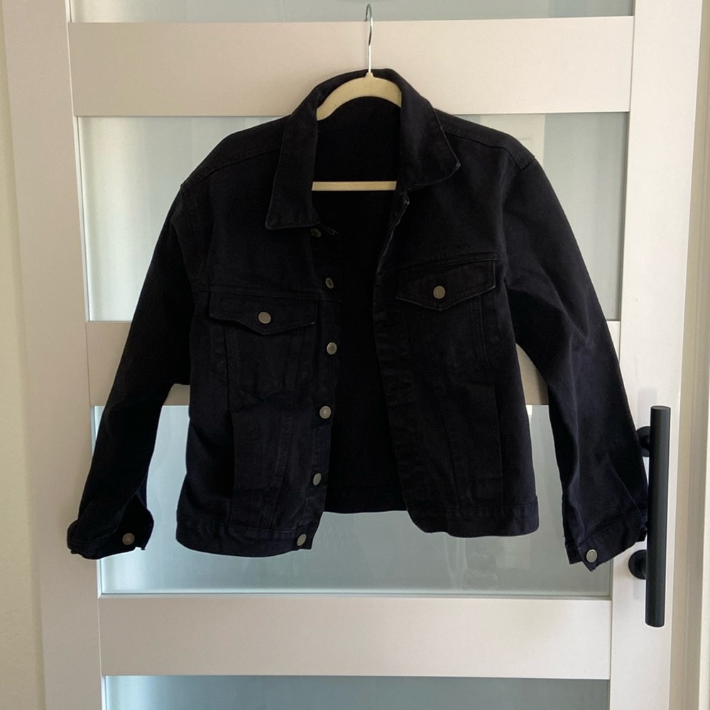 J Galt Black Jean Jacket